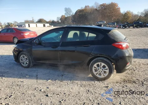 2019 Chevrolet Cruze Ls из США, поврежденный, VIN 3G1BC6SM9KS576726